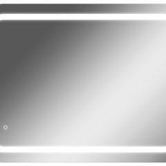 Зеркало Elis 100 white с подсветкой Sansa (SEe1045Z) в Урае - uray.mebel24.online | фото 1