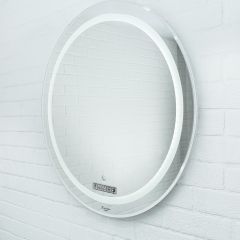 Зеркало Gia 75 white с подсветкой Sansa (SGa1044Z) в Урае - uray.mebel24.online | фото 2