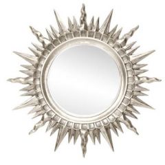 Зеркало круглое серебро (1810(1) в Урае - uray.mebel24.online | фото