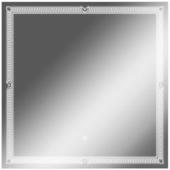 Зеркало Паликир 700х700 с подсветкой Домино (GL7051Z) в Урае - uray.mebel24.online | фото 1