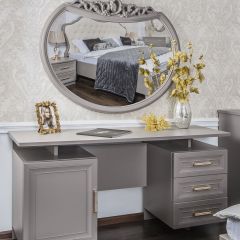 Зеркало ППУ для Туалетного стола Мокко (серый камень) в Урае - uray.mebel24.online | фото 2