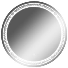 Зеркало Прая 700х700 с подсветкой Домино (GL7048Z) в Урае - uray.mebel24.online | фото
