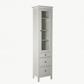 2.08.07.120.1 САГА шкаф с витриной 50 белый RU в Урае - uray.mebel24.online | фото 2