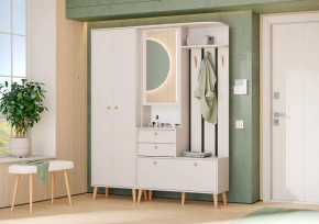 АФИНА Прихожая (модульная) кашемир серый в Урае - uray.mebel24.online | фото 1