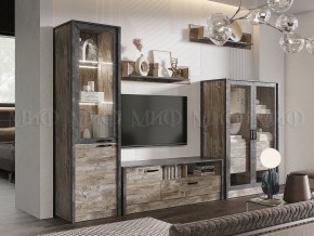Амели Пенал-стекло (Дуб Юкон-Бетон темный) в Урае - uray.mebel24.online | фото 3