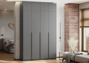 Антресоль 1600 «ШК-5» Графит серый в Урае - uray.mebel24.online | фото 4
