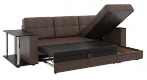 Диван угловой Атлант со столиком (к/з Марика Коричневый) в Урае - uray.mebel24.online | фото 4