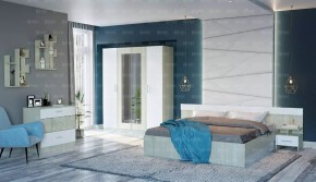 БАРИ Спальня (Дуб Сонома/Белый) модульная в Урае - uray.mebel24.online | фото