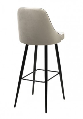 Барный стул NEPAL-BAR ЛАТТЕ #25, велюр/ черный каркас (H=78cm) М-City в Урае - uray.mebel24.online | фото 2