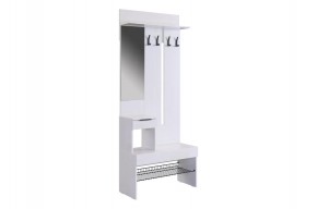 БАСКО Прихожая К5 (белое дерево) в Урае - uray.mebel24.online | фото 2
