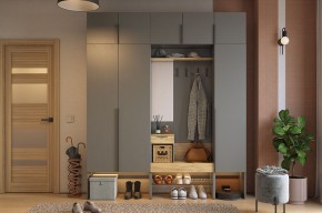 БАСКО Прихожая К7 (графит) в Урае - uray.mebel24.online | фото 15