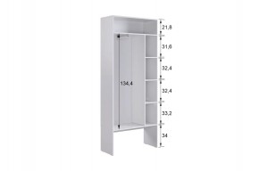 БАСКО Прихожая К7 (графит) в Урае - uray.mebel24.online | фото 6