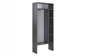 БАСКО Прихожая К7 (графит) в Урае - uray.mebel24.online | фото 7