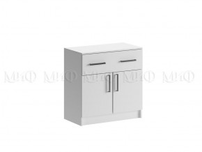 БАСЯ Комод с ящиком, 2-мя дверьми (белый) в Урае - uray.mebel24.online | фото
