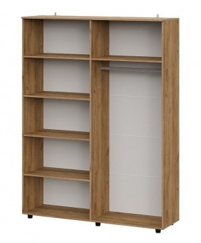 БАЙКАЛ Шкаф четырехстворчатый (Графит/Дуб золотой) в Урае - uray.mebel24.online | фото 2