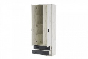 БЕАТРИС Шкаф Дуэт (дуб крафт белый/антрацит) в Урае - uray.mebel24.online | фото 2