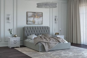 БЕЛИСТА Кровать 1400 серо-бежевый (экокожа) в Урае - uray.mebel24.online | фото 2