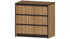 БОСТОН Комод 3 ящика (дуб вотан) в Урае - uray.mebel24.online | фото