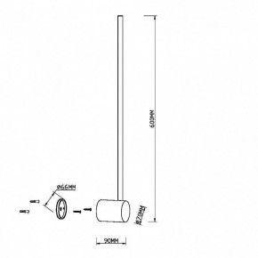 Бра Maytoni Light stick MOD237WL-L6B3K в Урае - uray.mebel24.online | фото 3