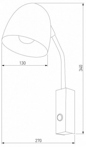Бра TK Lighting Soho 4167 Soho Black в Урае - uray.mebel24.online | фото 2