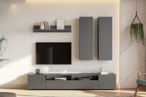 ДЕНВЕР Гостиная (Варианнт-2) Графит серый в Урае - uray.mebel24.online | фото