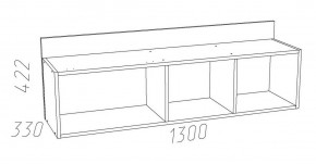 Детская Оливия Полка НМ 011.38-01 Х в Урае - uray.mebel24.online | фото 3