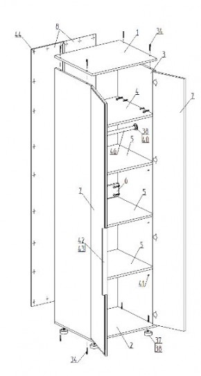 Детская "Лео" (модульная) в Урае - uray.mebel24.online | фото 9