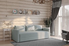 Диван-кровать Вало мятно-серый, ткань рогожка в Урае - uray.mebel24.online | фото 2