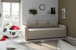 Диван-кровать Вало светло-серый, ткань рогожка в Урае - uray.mebel24.online | фото 2