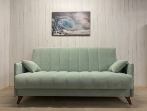 Диван Престиж-3 (НПБ) велюр Sensey mist green в Урае - uray.mebel24.online | фото