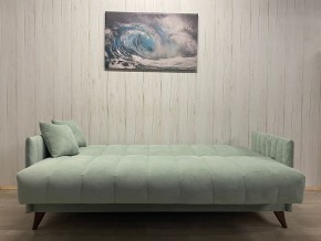 Диван Престиж-3 (НПБ) велюр Sensey mist green в Урае - uray.mebel24.online | фото 3