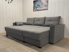 Диван угловой Комфорт-3 (НПБ+МДФ) велюр Galaxy Lite 26 в Урае - uray.mebel24.online | фото 3