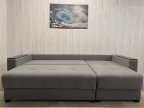 Диван угловой Комфорт-3 (НПБ+МДФ) велюр Galaxy Lite 26 в Урае - uray.mebel24.online | фото 4