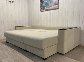 Диван угловой Комфорт-3 (НПБ+МДФ) велюр Luma 01 в Урае - uray.mebel24.online | фото 5