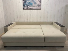 Диван угловой Комфорт-3 (НПБ+МДФ) велюр Luma 01 в Урае - uray.mebel24.online | фото 6