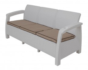 Диван Yalta Premium Sofa 3 Set (Ялта) белый (+подушки под спину) в Урае - uray.mebel24.online | фото 1