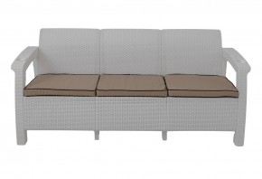 Диван Yalta Premium Sofa 3 Set (Ялта) белый (+подушки под спину) в Урае - uray.mebel24.online | фото 2