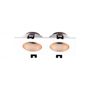 DK3072-WBR Встраиваемый светильник, IP 20, 10 Вт, GU5.3, LED, белый/бронзовый, пластик в Урае - uray.mebel24.online | фото 2