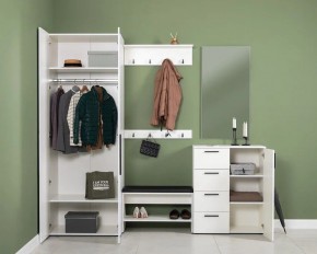 ЭЙР прихожая (модульная) Белый Шагрень в Урае - uray.mebel24.online | фото 2