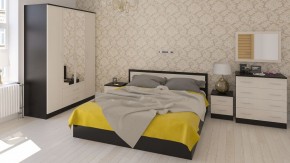 Фиеста Кровать 1800, цвет венге/дуб лоредо, ШхГхВ 183,5х203,5х80 см., сп.м. 1800х2000 мм., без матраса, основание есть в Урае - uray.mebel24.online | фото 5