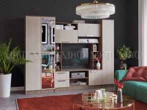 ФЛОРА Стенка (2700) ЛДСП (Ясень шимо светлый/темный) в Урае - uray.mebel24.online | фото