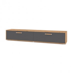 ФЛОРИДА Ф32 Тумба ТВ (дуб золотой/графит) в Урае - uray.mebel24.online | фото