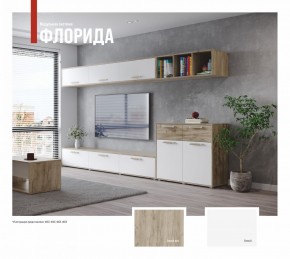 ФЛОРИДА Гостиная (модульная) дуб серый/белый в Урае - uray.mebel24.online | фото