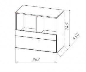 ГЕОМЕТРИЯ ГМТ.08 комод в Урае - uray.mebel24.online | фото 2