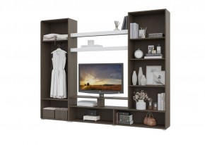 Гостиная Альфа МДФ (Венге/Белый глянец) в Урае - uray.mebel24.online | фото 2