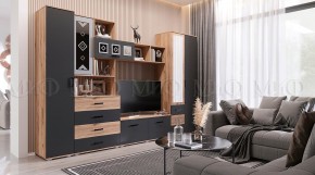 Гостиная Белла (Сандал, Графит/Дуб крафт) в Урае - uray.mebel24.online | фото 5