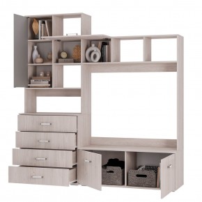 Гостиная Белла центральная секция (ясень белый) в Урае - uray.mebel24.online | фото 2