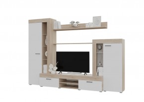Гостиная Дельта (Сонома/Белый) в Урае - uray.mebel24.online | фото