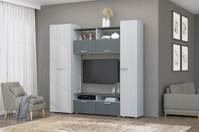 Гостиная Эмми (Анкор светлый/Графит) в Урае - uray.mebel24.online | фото