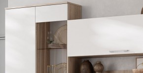 Гостиная Флай (ЦС-01/ШК-04) дуб сонома/белый в Урае - uray.mebel24.online | фото 12